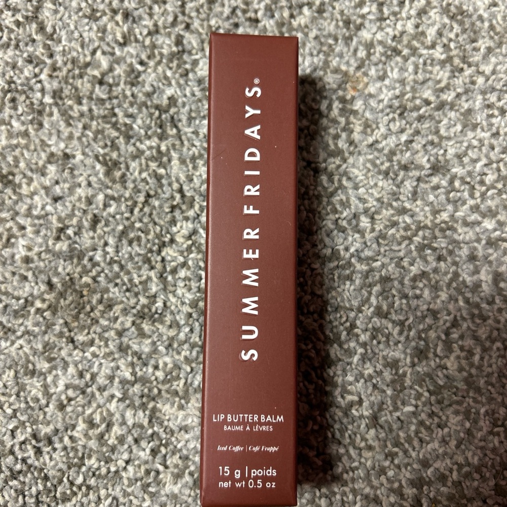 Summer Fridays Lip Butter Balm in Deep Brown